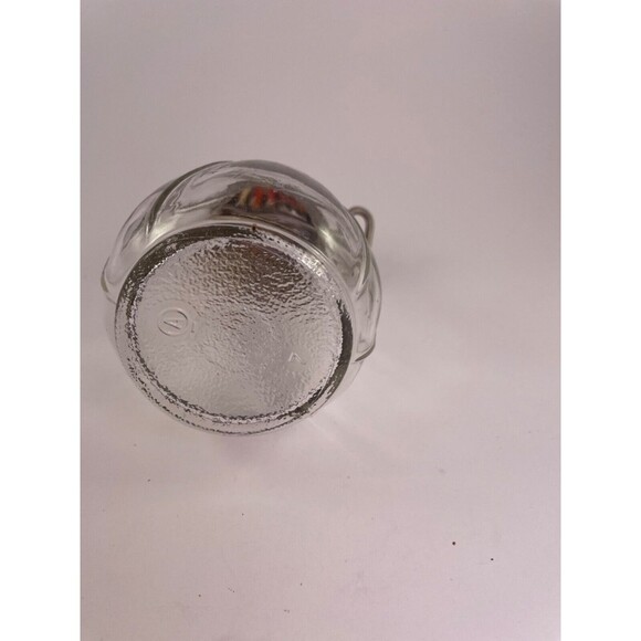 Vintage Glass Nut / Spice Red Grinder Turnkey with Plastic Measuring Cup Lid - Picture 4 of 10